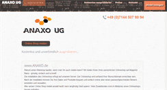 Desktop Screenshot of anaxo.org